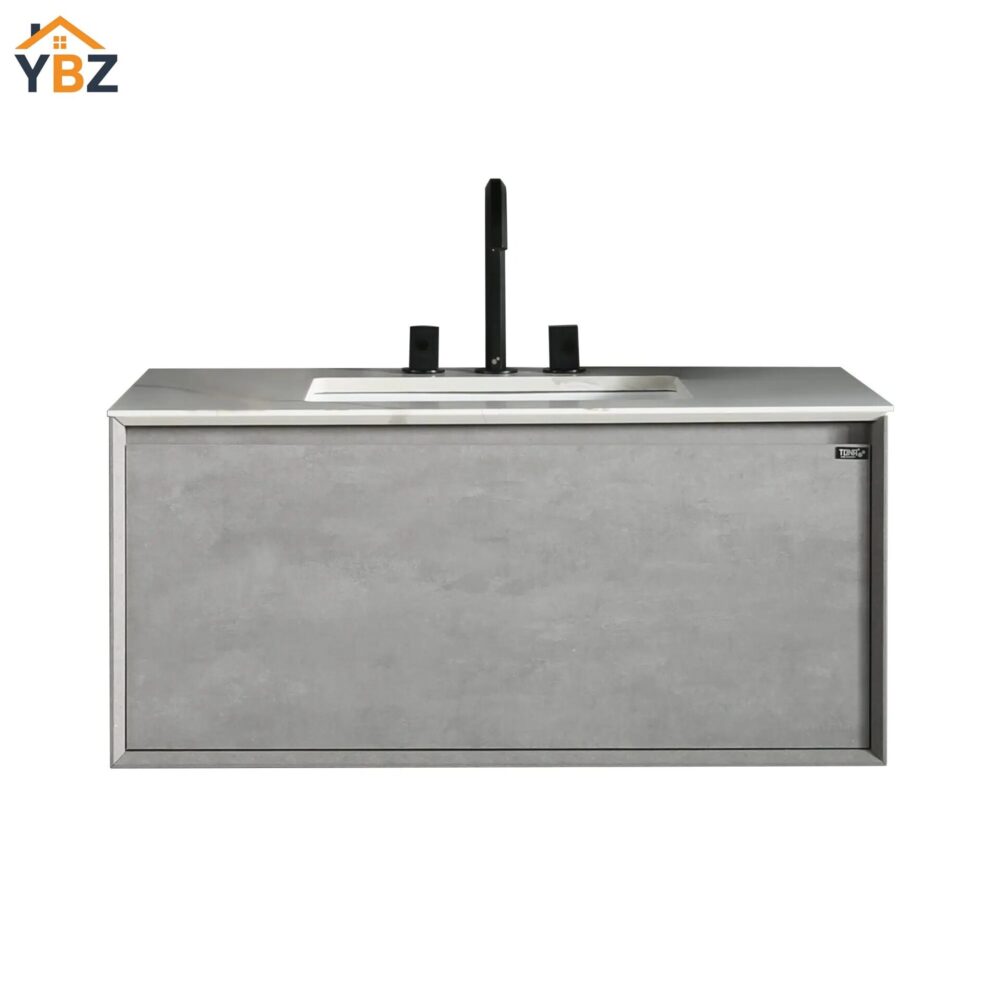 Freda 40'' Floating Vanity Single Sink with Ceramic Countertop