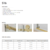 11 Frameless Double Sliding Shower Door S16