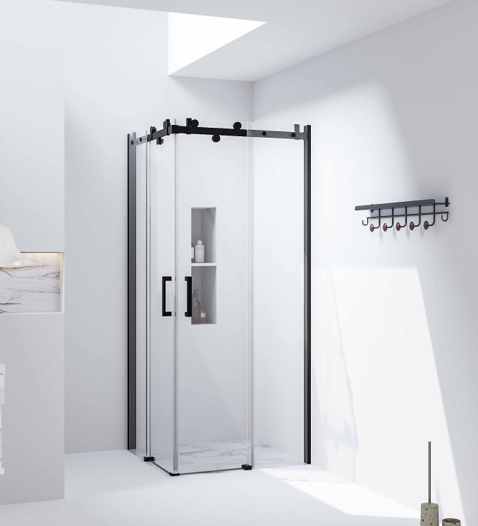 Frameless Double Sliding Shower Door S18