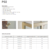 16 Frameless Double Sliding Shower Door P02