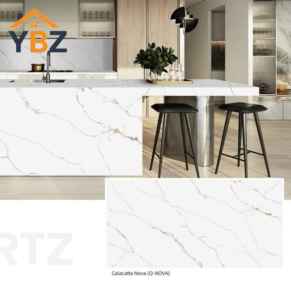kitchen countertop，Calacatta Nova；Available in 4 sizes