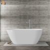 2 Flora Modern Acrylic Freestanding Bathtub Sleek Design (59''/67'')