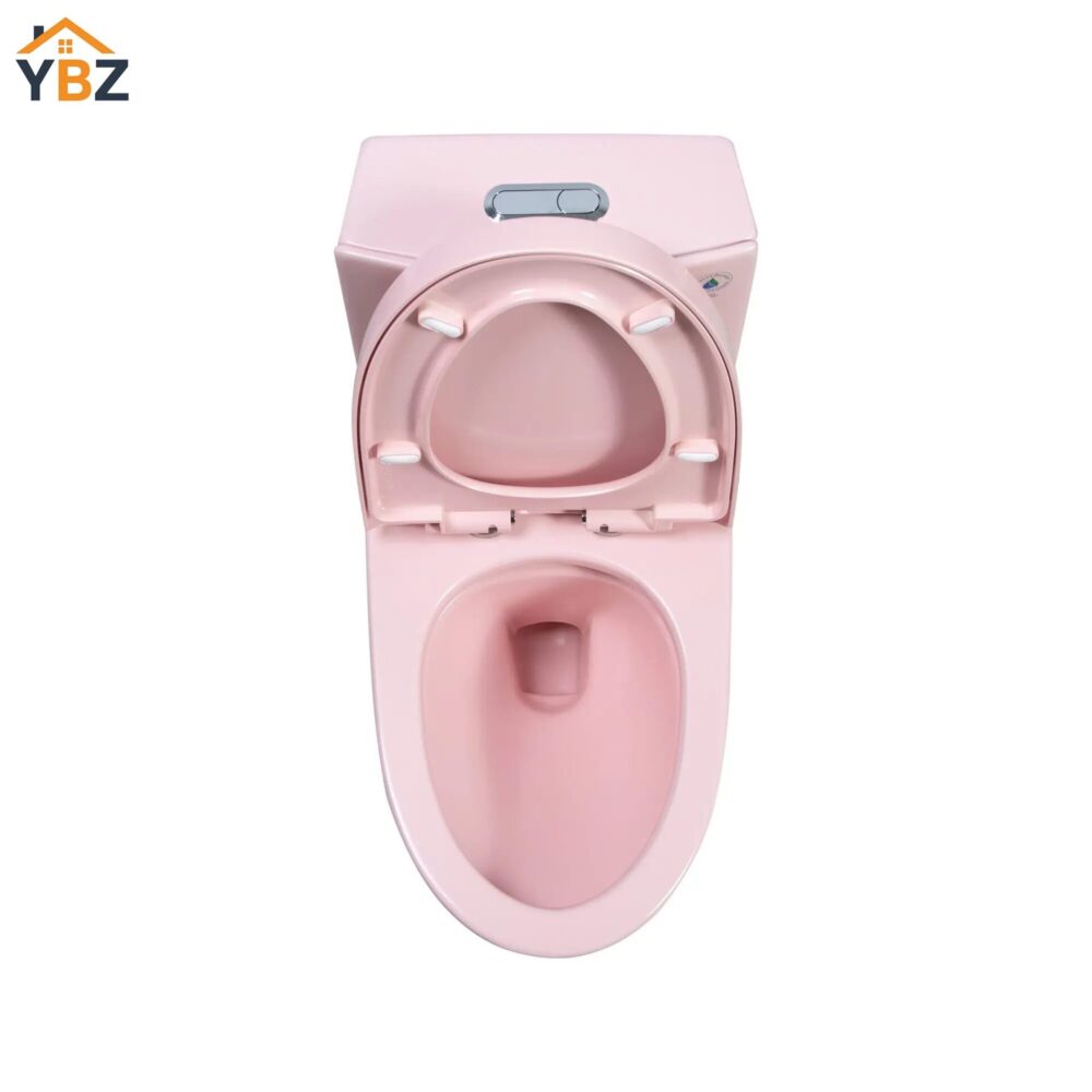 20 Glossy White One-Piece Ceramic Toilet 1.1/1.6 GPF Dual Flush with Soft Close Seat Close Seat 4 colors to choose from