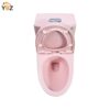 20 Glossy White One-Piece Ceramic Toilet 1.1/1.6 GPF Dual Flush with Soft Close Seat Close Seat 4 colors to choose from