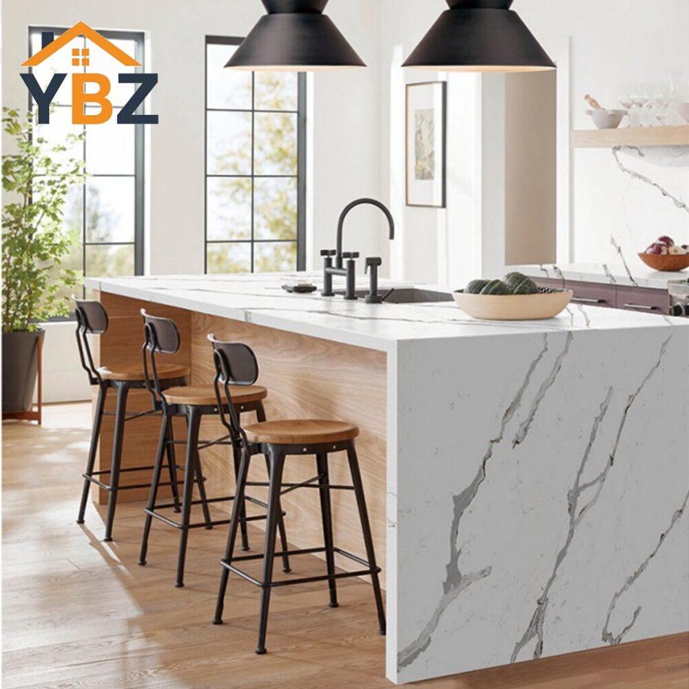 kitchen countertop，Calacatta Zeus；Available in 4 sizes
