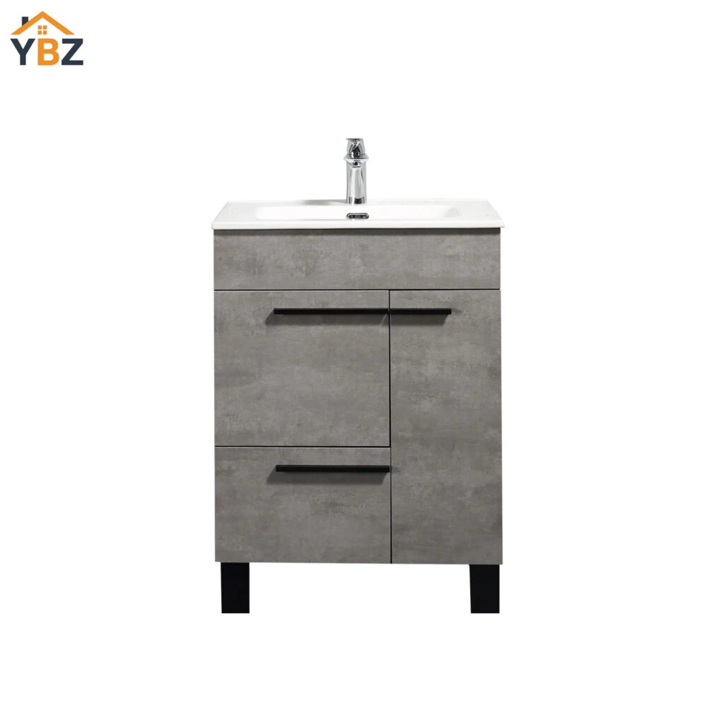 Gill 24''28''36''  Freestanding Bathroom Vanity with White Ceramic Countertop