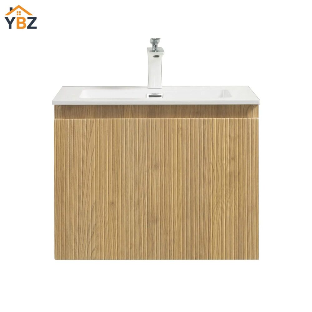 Liner 24''36''48''Floating Single Vanity with White Resin Top