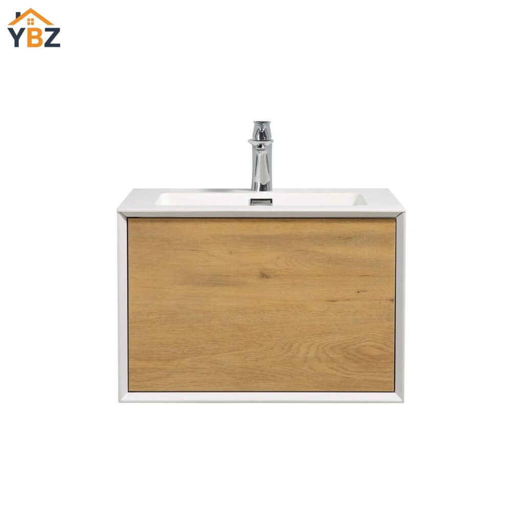 Furla 24"30"36" Floating Bathroom Single Vanity with White Integrated Resin Sink
