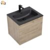 Combo 24'' 32''36''48''Floating Single Vanity with Matte Black Countertop