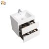244 Angela 24'' 30''36''48''60''Glossy White Floating Vanity with White Countertop