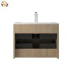 Liner 24''36''48''Floating Single Vanity with White Resin Top