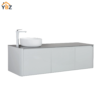 3 Bova Floating Vanity Single Vessel Sink with White Countertop (63''/71'')