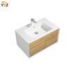 Furla 24"30"36" Floating Bathroom Single Vanity with White Integrated Resin Sink