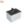 303 Emily 30" Floating Bathroom Vanity with Black Quartz Sands Countertop