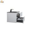 305 Emily 30" Floating Bathroom Vanity with Black Quartz Sands Countertop