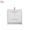 36 Allier 24''30''36''48'' White Freestanding Vanity with Single White Glossy Sink
