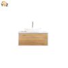 Fiona 36'' 48'' Floating Single Vanity with White Vessel Sink and U-Drawer