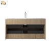 Liner 24''36''48''Floating Single Vanity with White Resin Top