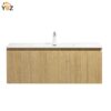 Liner 24''36''48''Floating Single Vanity with White Resin Top