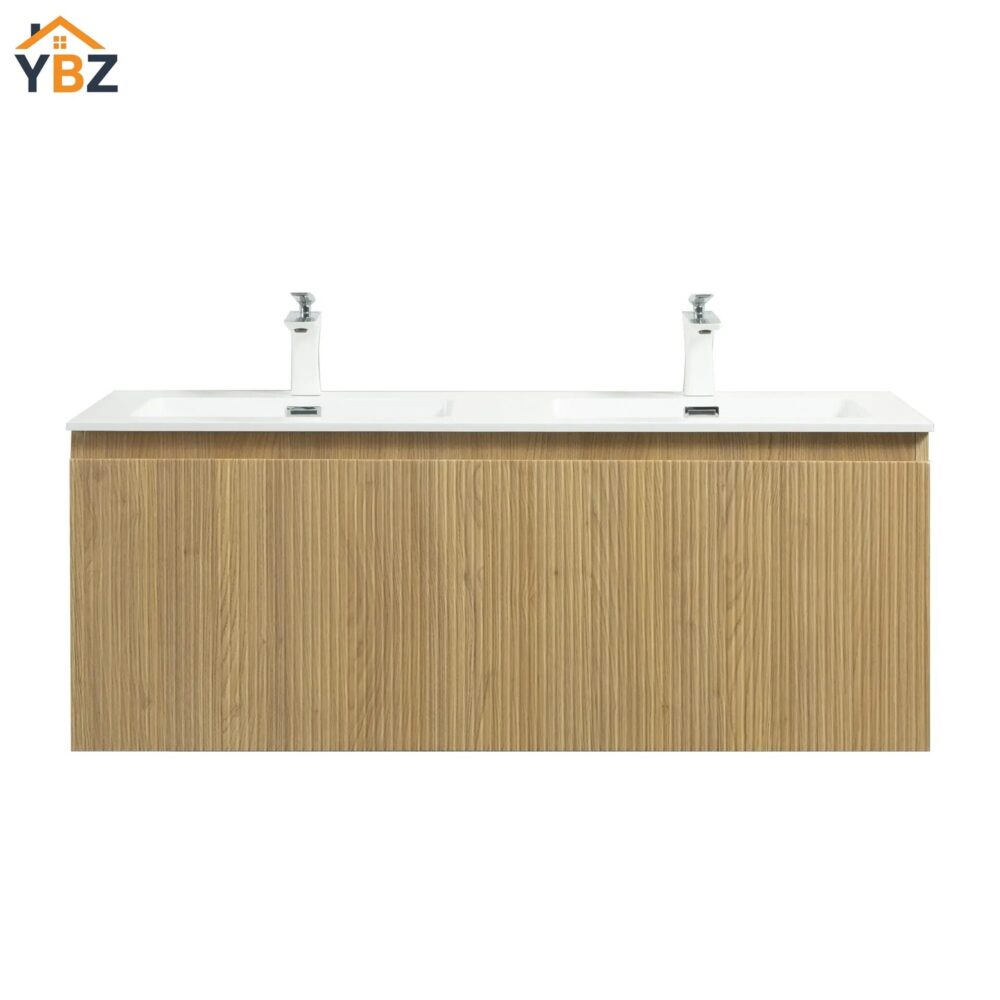 Liner 24''36''48''Floating Single Vanity with White Resin Top