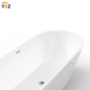 5 Flora Modern Acrylic Freestanding Bathtub Sleek Design (59''/67'')