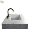 Freda 40'' Floating Vanity Single Sink with Ceramic Countertop