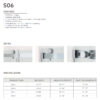 6 Frameless Double Sliding Shower Door S06