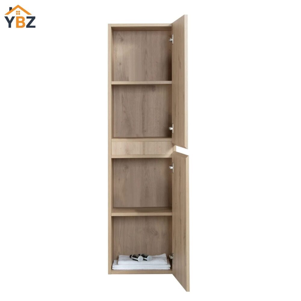 Angela 60” Andean Oak Floating / Rose Wood FloatingSide Unit Cabinet