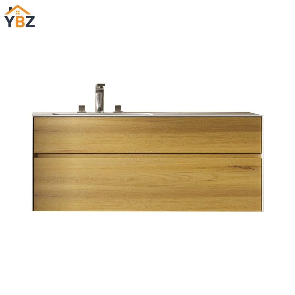 7 Bosco 48'' Floating Vanity Single Sink with White Porcelain Countertop