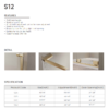 7 Frameless Double Sliding Shower Door S12