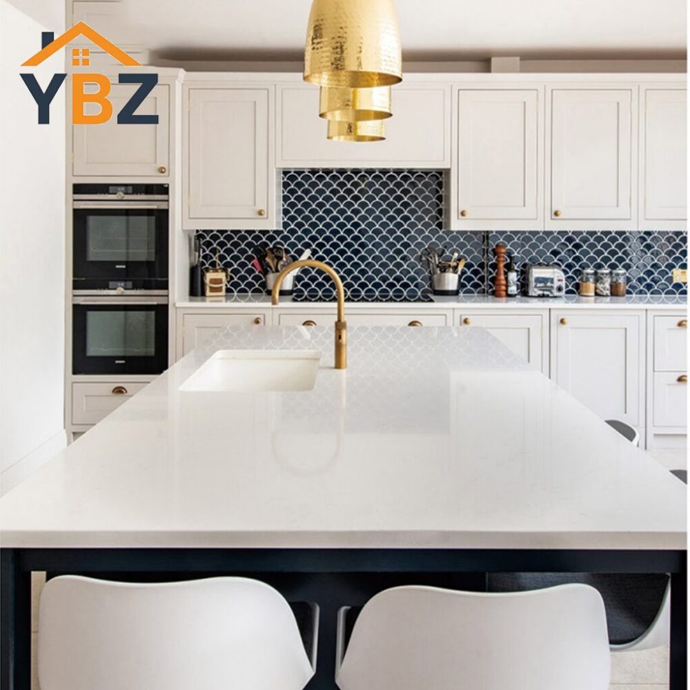 kitchen countertop，White Crystal,Eggshell,Pure White；Available in 4 sizes