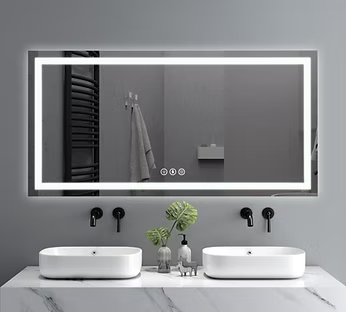 (SLCC)R01 Sensor light Insert Rectangular Frame-less LED mirror