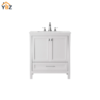 画板 1 30'' Solid Wood Single Sink Bathroom Vanity with Marble Countertop,Three colors to choose from