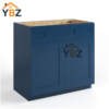 1 Navy Blue Shaker Vanity Combo Cabinet