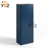 1 Navy Blue Shaker 18 W Wall Cabinet with Two Drawers