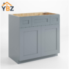 1 Gray Shaker Vanity Combo Cabinet