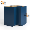 1 Navy Blue Shaker Lazy Susan Base Cabinet