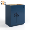1 Navy Blue Shaker Single/Double Vanity Sink Base Cabinet