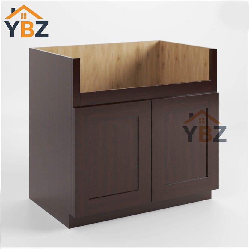 1 Shaker Espresso Farmhouse Sink Base