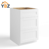 White Shaker Three Drawer Base White Shaker Cabinets