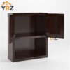 1 Shaker Espresso Microwave Wall Cabinet
