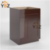 1 Shaker Espresso Sink Base with Double Doors and False Drawer 27″