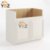 1 Charleston White Raised Panel Farmhouse Sink Base