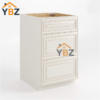 Charleston White Raised Panel Two/Three Drawer Base