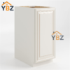 1 Charleston White Raised Panel Base Cabinet Single Door Full Height
