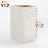 1 Charleston White Raised Panel Trash Base Cabinet