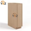 1 Slim Oak Shaker Spice Pull Base Cabinet
