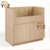 1 Slim Oak Shaker Farmhouse Sink Base