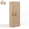 1 Slim Oak Shaker Double with Drawers Wall Cabinet