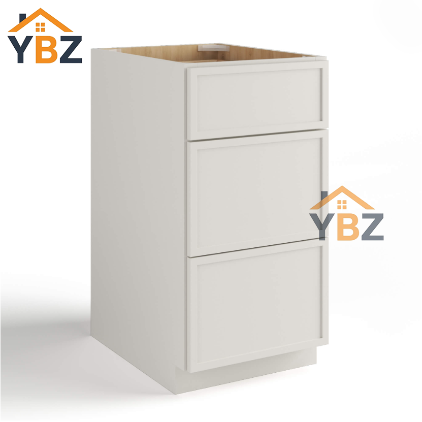 Dove White Slim Shaker Two/Three Drawers Base